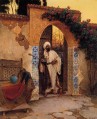 Por la entrada del pintor árabe Rudolf Ernst